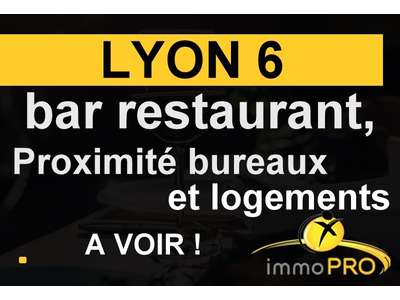Vente Bar - Brasserie - Tabac à Lyon 6e