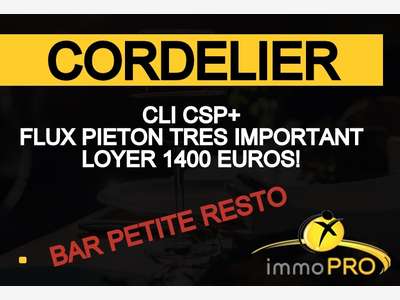 Vente brasserie bar resto emplacement N°1 à Lyon