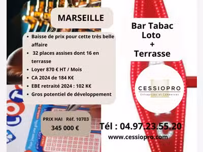 AV très belle affaire bar tabac loto sur Marseille