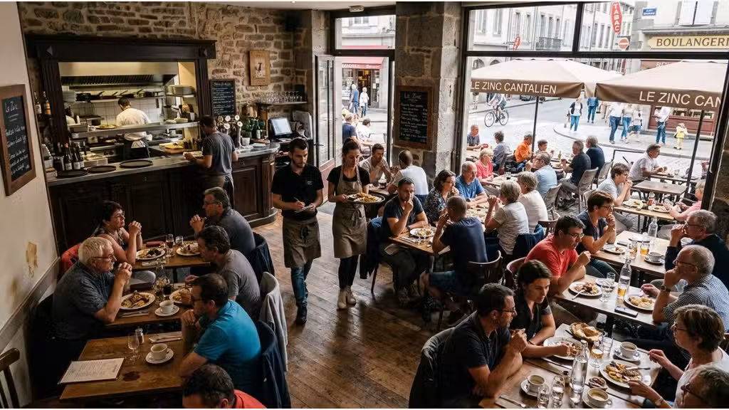 A vendre bar brasserie dans ville dynamique Cantal