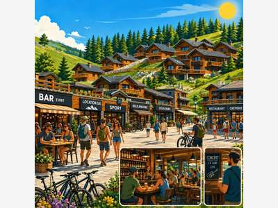 Vente bar licence 4 en grande station des Alpes