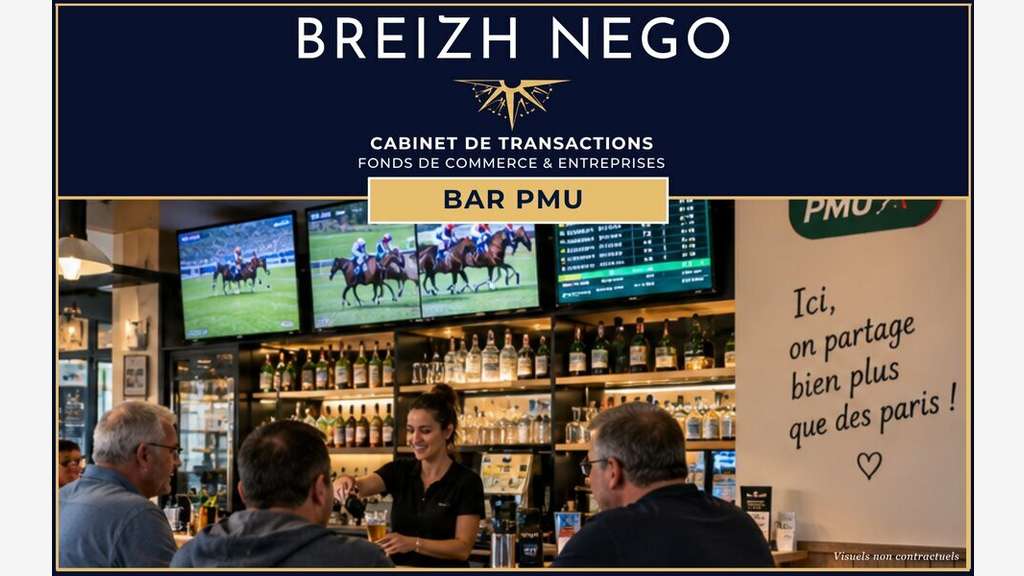 A VENDRE  BAR PMU FDJ  VUE MER  EMPLACEMENT N°