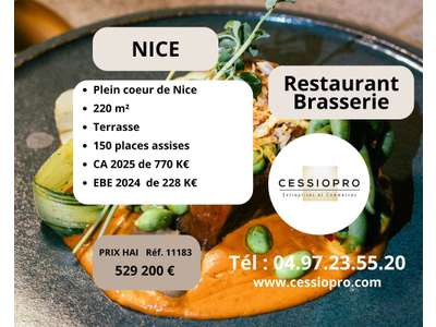 Vente Bar - Brasserie - Tabac à Nice
