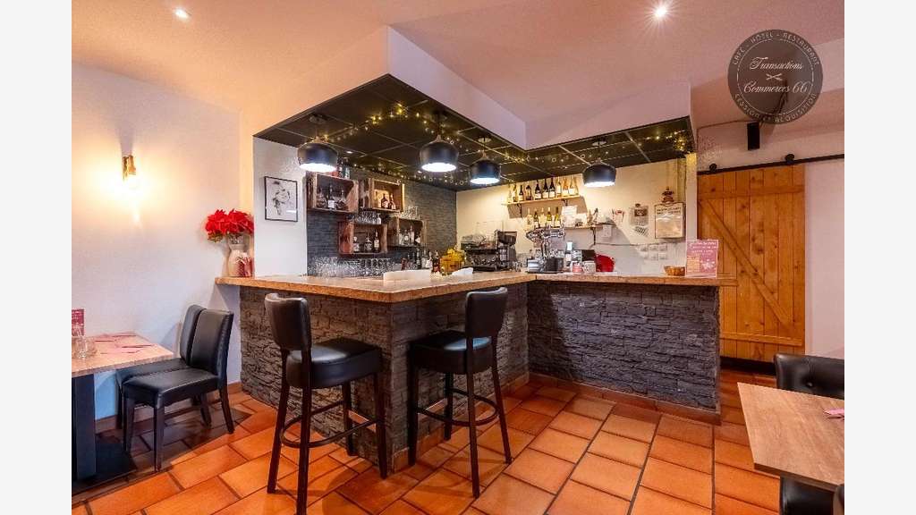 Vente belle brasserie lic 3 village dynamique 66