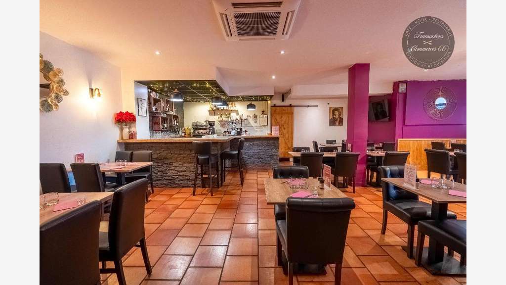 Vente belle brasserie lic 3 village dynamique 66