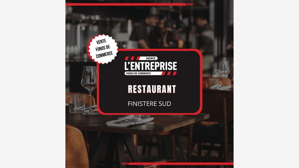 A vendre restaurant de charme licence IV Quimper