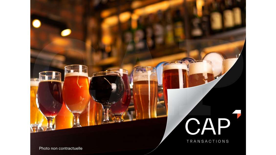 Vente bar à bières et cave à vins Côte d'Emeraude