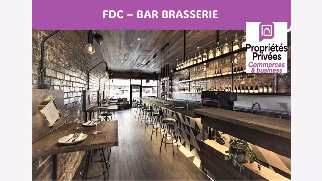 Cède bar brasserie 70 couverts à Rouen Rive Droite