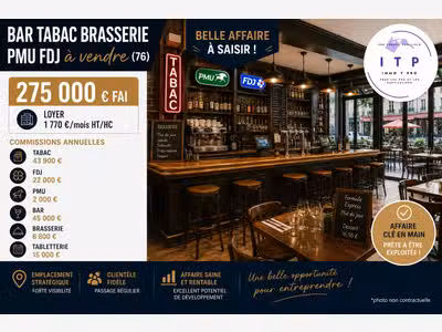 AV beau bar tabac FDJ PMU à Rouen Rive Droite 76