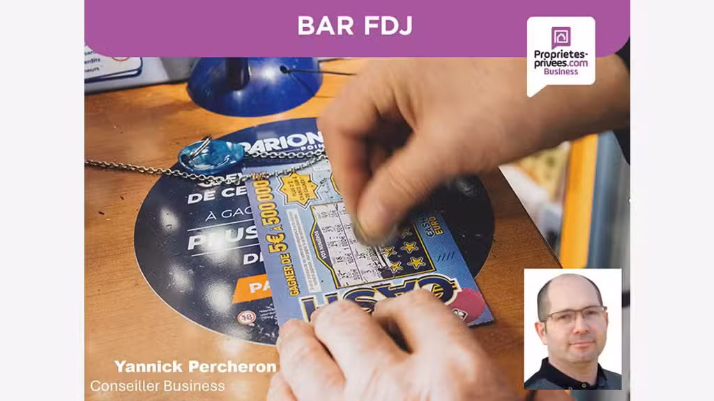 AV bar tabac FDJ 67m² Saumur emplacement excellent