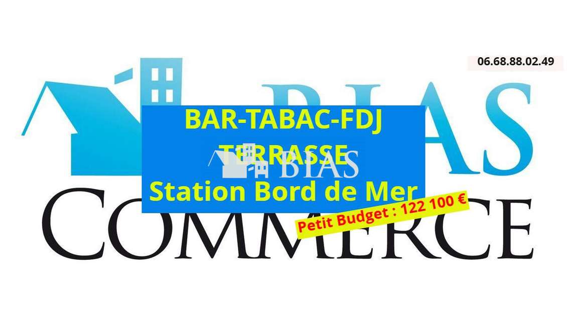 Vente bar tabac jeux en centre ville station 76