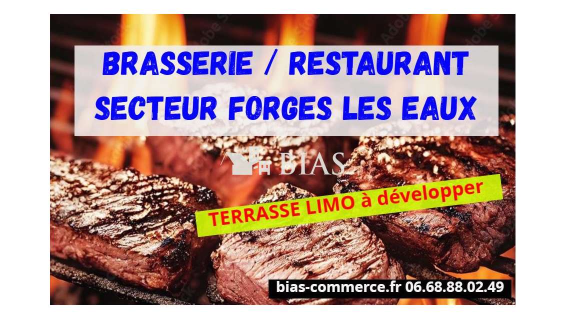 AV restaurant licence IV terrasse Forges les Eaux