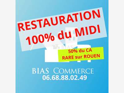 Vente restaurant d’exception midi exclusif dept 76