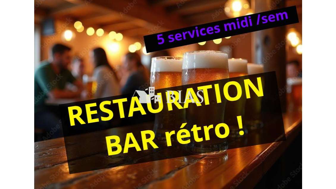 Vente restaurant bar vintage esprit unique dept 76