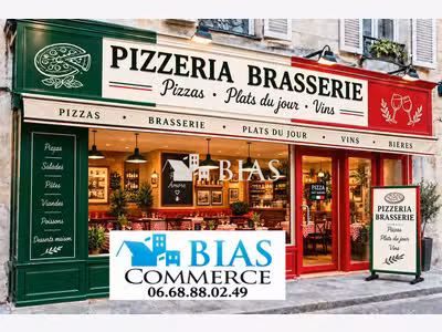 Vente brasserie pizzeria terrasse bord de mer 76