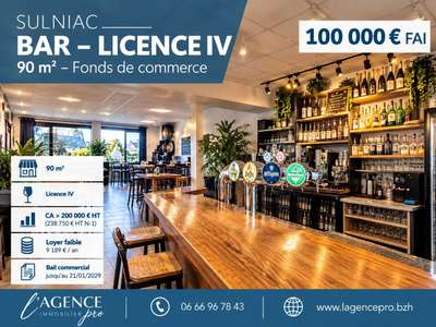 A vendre bar Lic IV de 90m² à Sulniac Loyer 750€