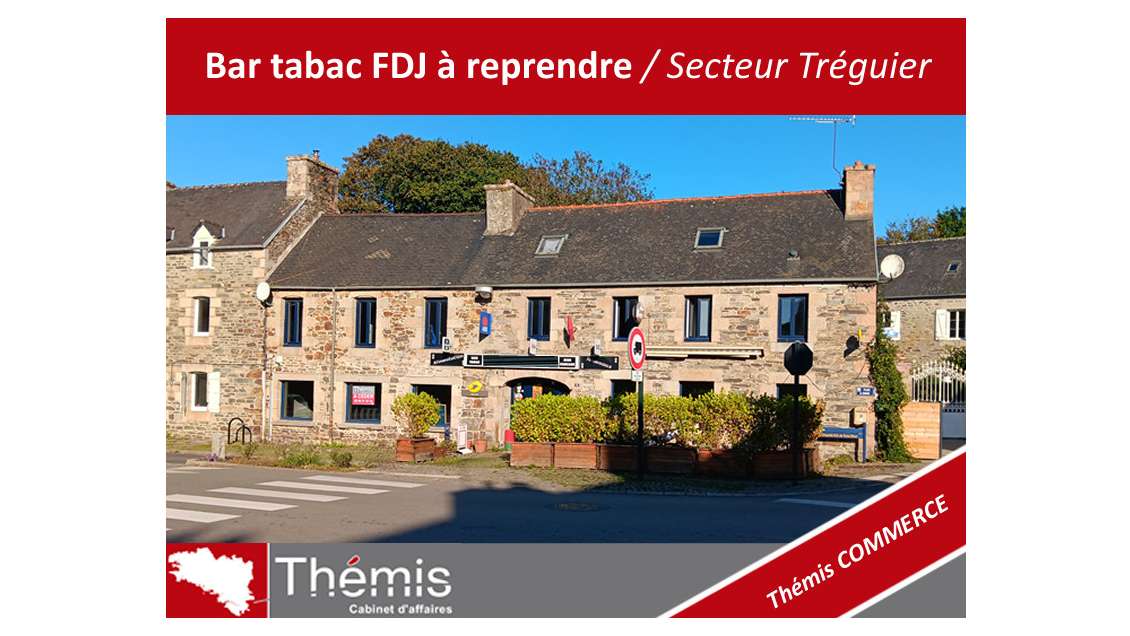 Bar tabac FDJ à reprendre Tréguier Lézardrieux