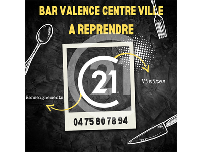 Vente Bar - Brasserie - Tabac à Valence