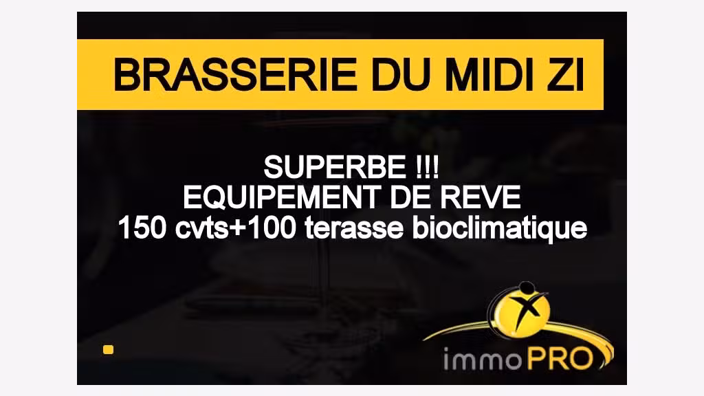 AV superbe restaurant L4 du midi en ZI. Valence