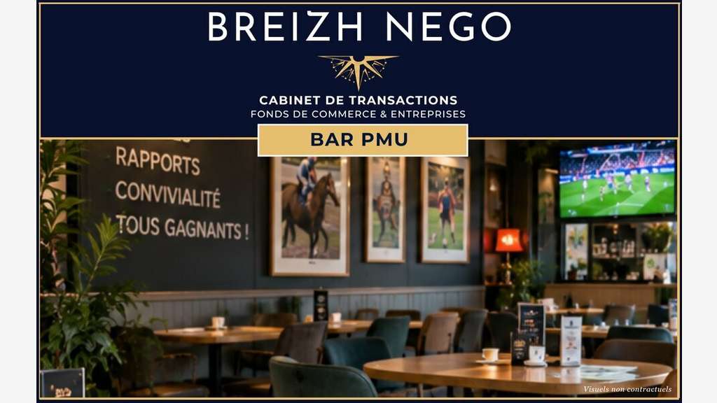 A vendre bar PMU JEUX dans le Morbihan