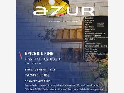 VENTE Epicerie fine de charme à fort potentiel