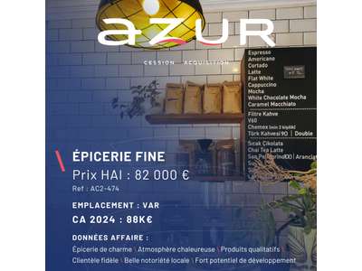 Vente Alimentation à Pourcieux