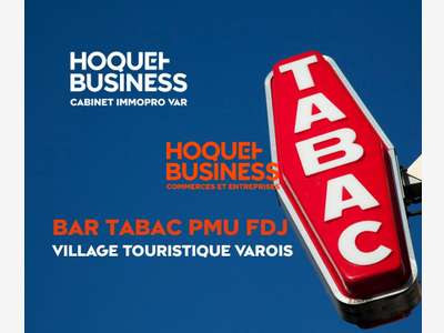 Vente bar tabac PMU FDJ village touristique Varois