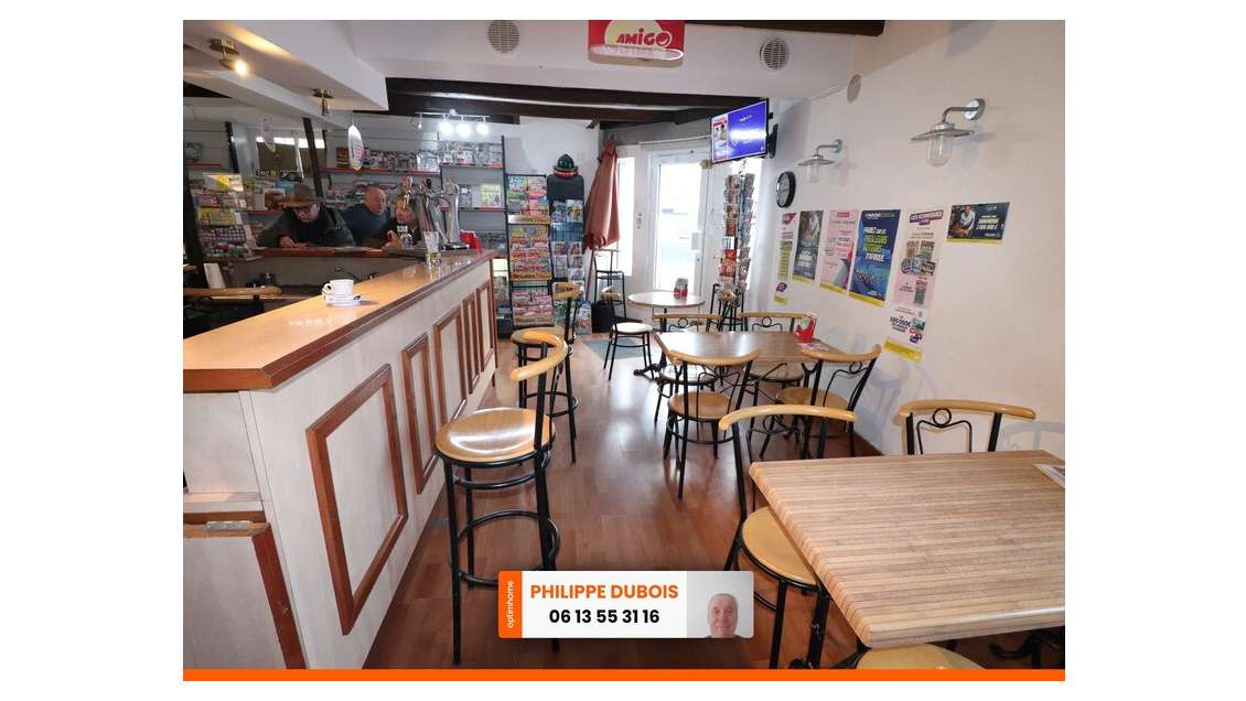 Vente bar tabac presse chambres d'hôtes Verrieres