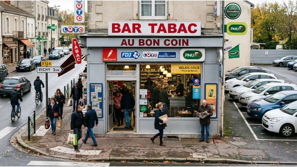 A vendre fonds de bar tabac FDJ à 5 mn de Vichy
