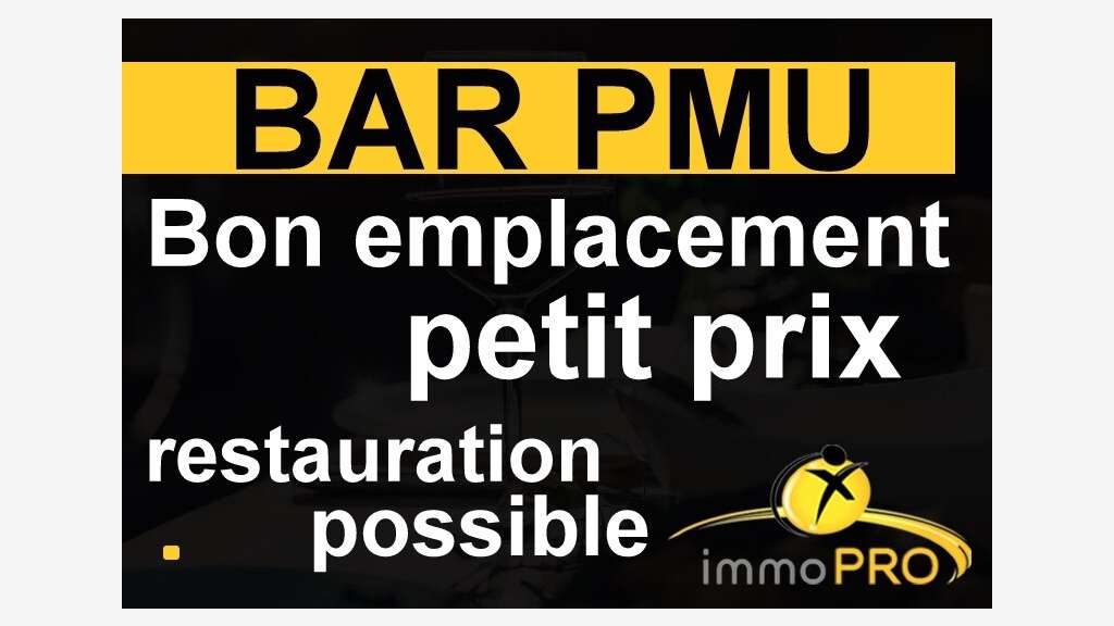Vente bar PMU terrasse idéalement placé à Lyon