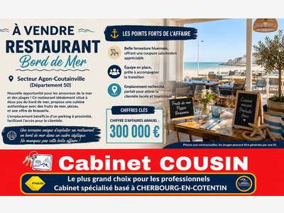 Vente restaurant à Agon-Coutainville bord de mer
