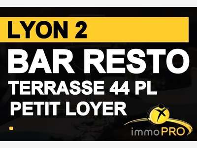 Vente bar restaurant terrasse extraction à Lyon