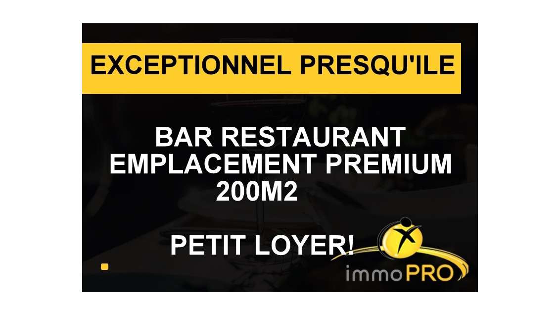 Vente bar restaurant emplacement exceptionnel Lyon