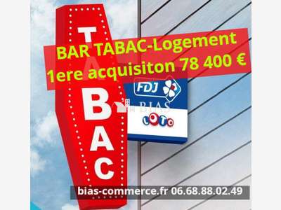 Cède bar tabac FDJ loto idéal 1 pers logement Eure
