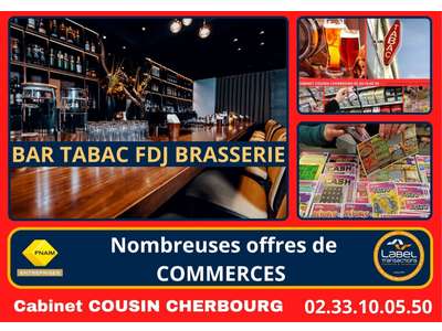 Vente Bar - Brasserie - Tabac à Cherbourg-en-Cotentin