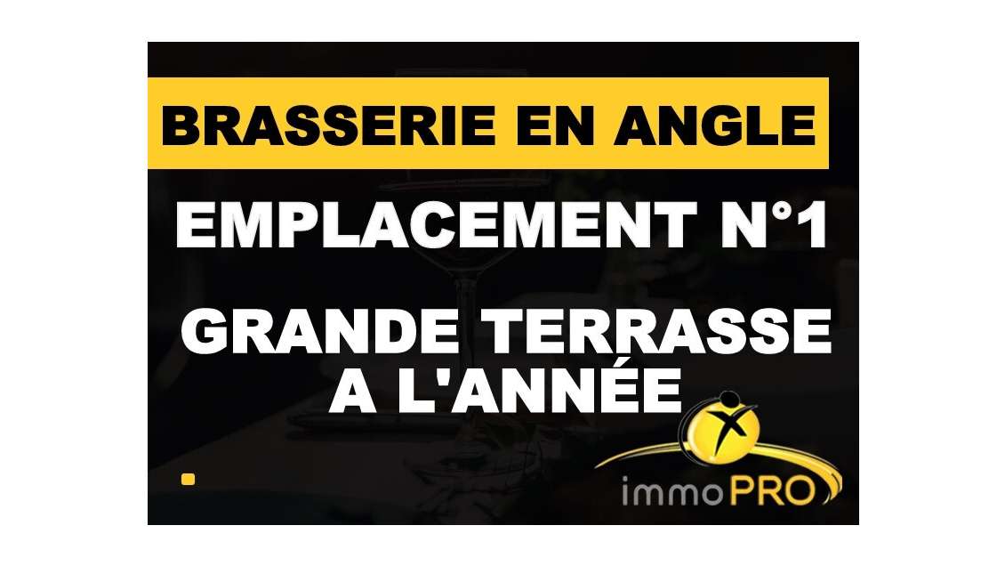 Vend brasserie terrasse en angle à Vaux en Velin