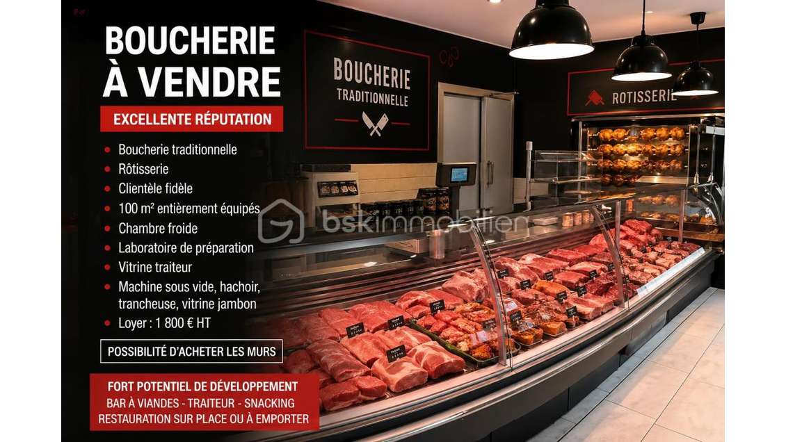 Vente boucherie traditionnelle rôtisserie Antibes