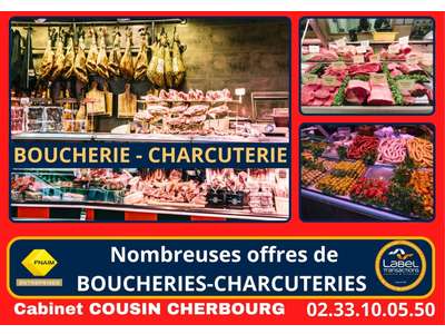 Vente Boucherie - Charcuterie à Bricquebec-en-Cotentin