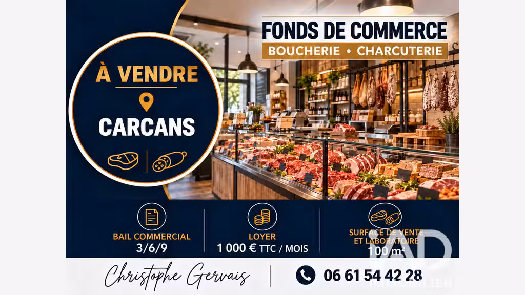 Vente boucherie charcuterie traiteur à Carcans