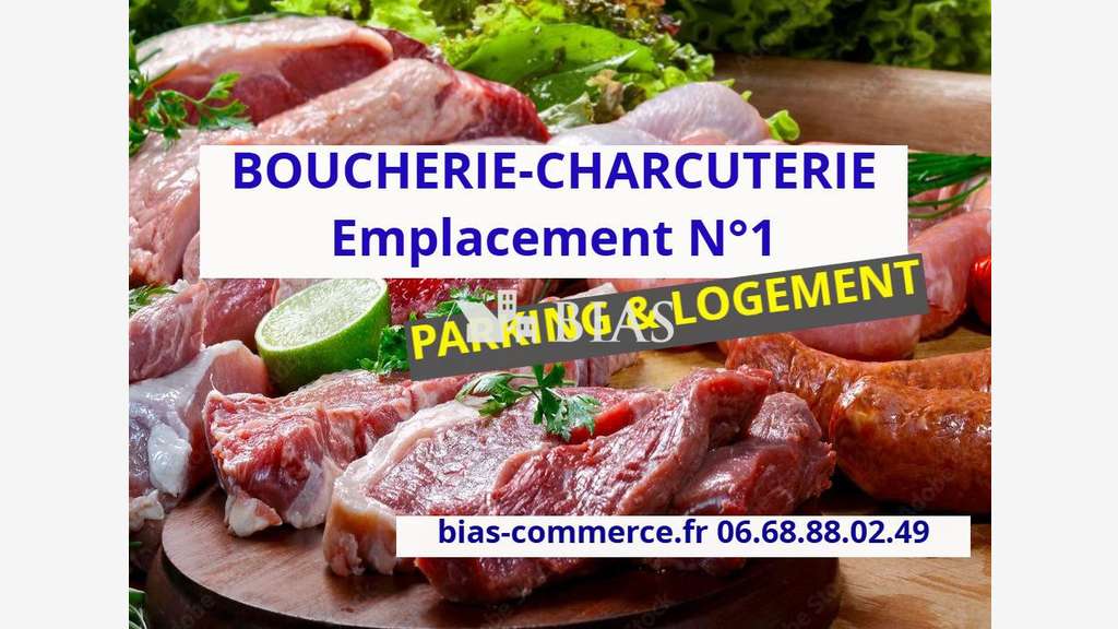 Vente boucherie charcuterie dept Eure empl N°1