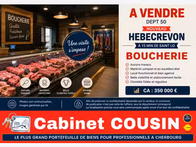 Vente boucherie à Hebecrevon à 15 min de St Lo