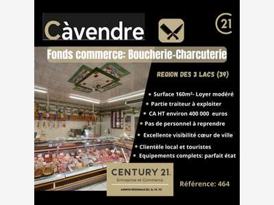 Vente boucherie charcuterie à Clairvaux-les-Lacs