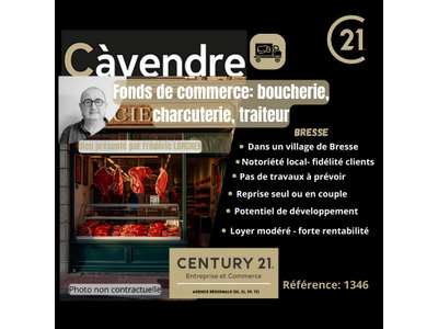 Vente Boucherie - Charcuterie à Pont-de-Vaux