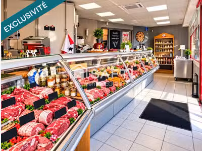 Cède boucherie forte rentabilité empl N°1 au Teich