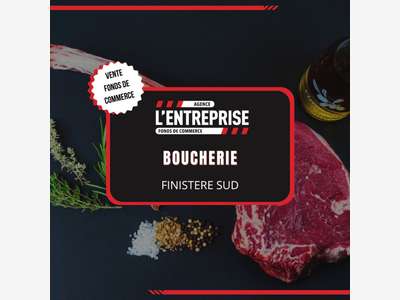 À vendre boucherie de référence empl N°1 Quimper