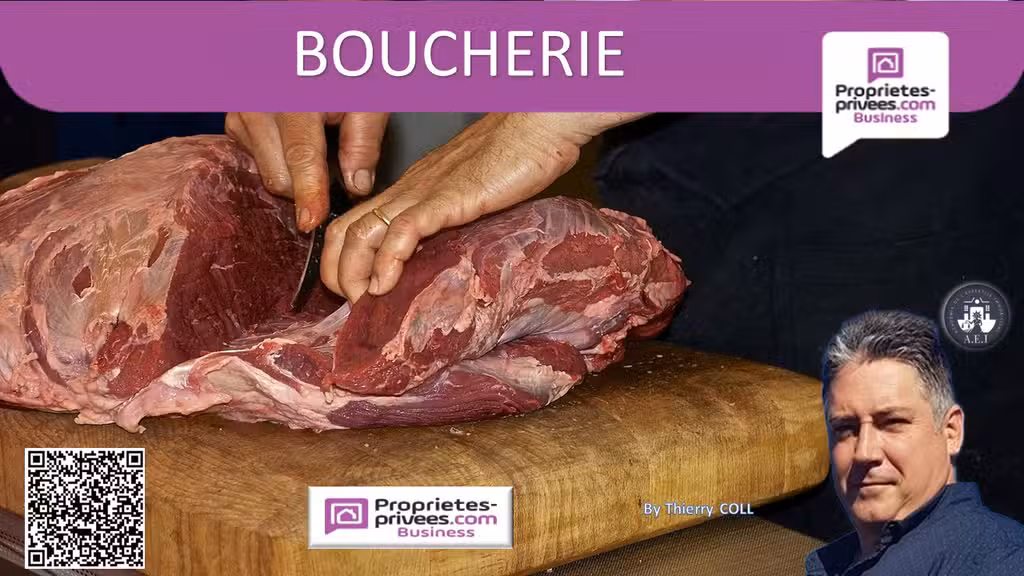 A vendre boucherie épicerie rénovée à Saint Priest
