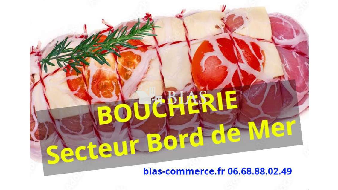 Vente boucherie-charcuterie région bord de mer 76