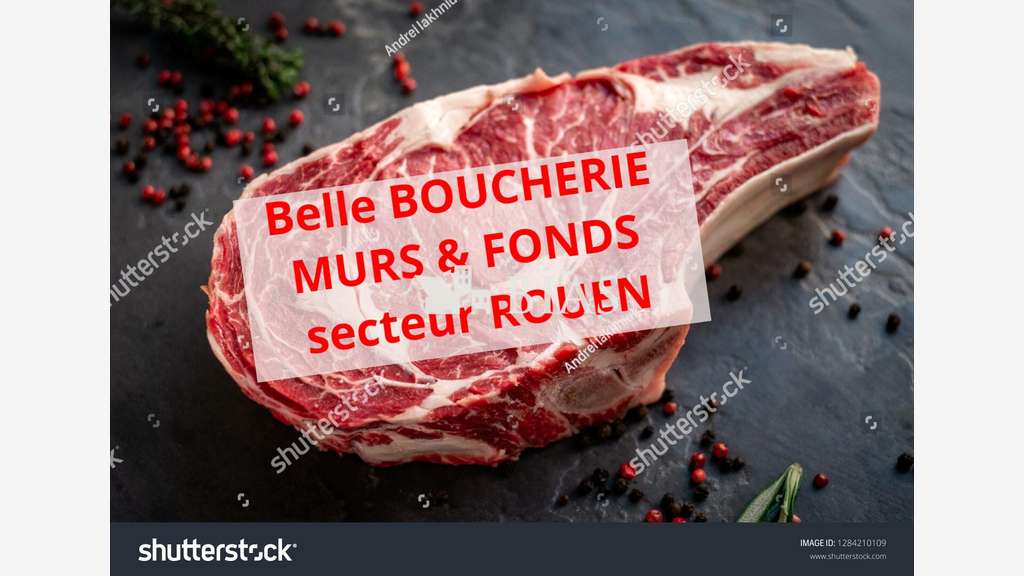 Boucherie à vendre murs & fonds en Normandie