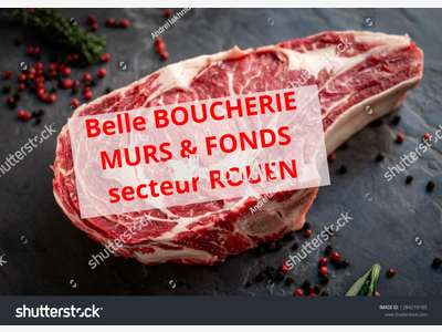 Boucherie à vendre murs & fonds en Normandie