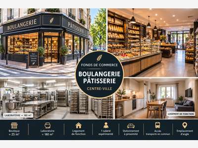 Vente boulangerie-pâtisserie au centre d'Angers